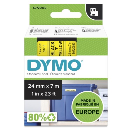 DYMO D1 Standard 24mm (S0720980) - Label Tape
